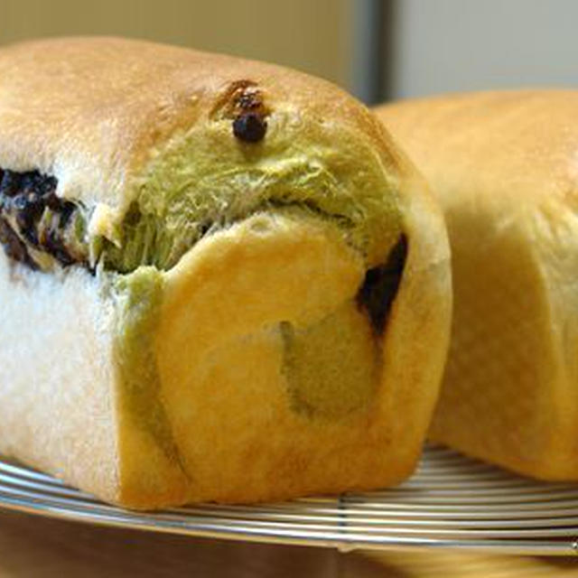 お茶のぐるぐるパン
