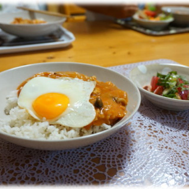【 完熟トマトハヤシライスと、梅仕事。】