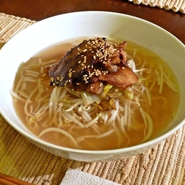 豚バラの漬け焼きラーメン