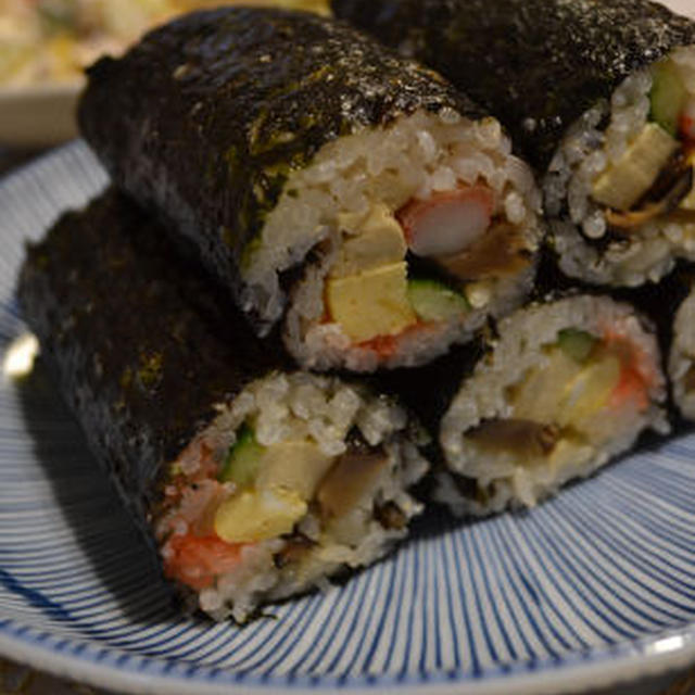 ♪定番巻き寿司で★恵方巻き★高野豆腐は外せない♪