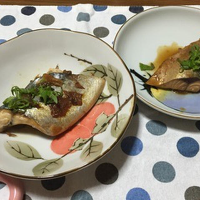 サバの梅煮&熱々お好みチャーハン