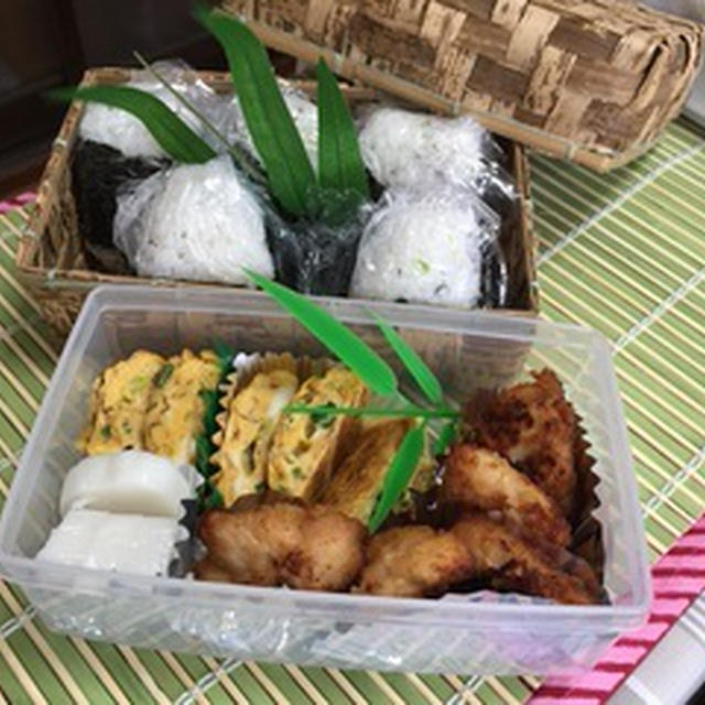 お墓まいりと海を眺めながら竹かごむすび、そしてタコ