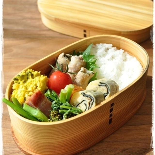 【豚肉の大葉巻き弁当】