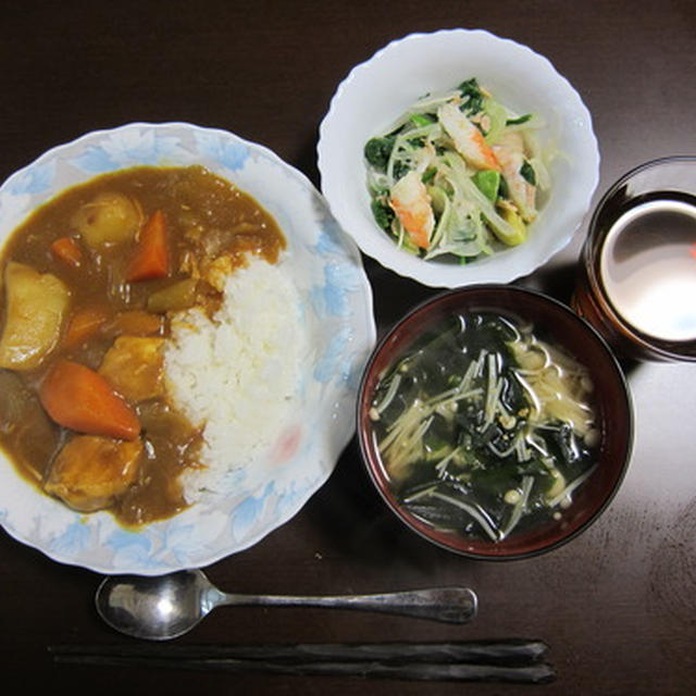 典型的なカレーライス