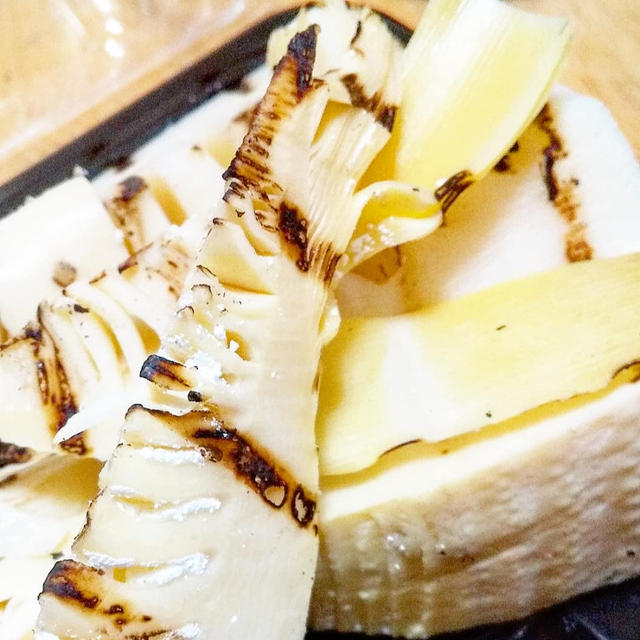 旬☆焼き筍を食べたよ！たけのこの季節ですね(*´∀｀*)旬のものは美味でございます〜