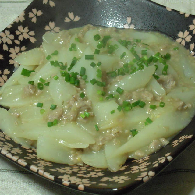 大根のみそそぼろ煮生姜風味