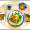 回鍋肉・鯖の味噌煮・助子の煮物で晩ご飯
