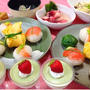 雛祭りディナー と 雛祭り弁当