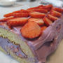 ノンオイル☆ノン生クリーム☆紫芋のおからロールケーキ