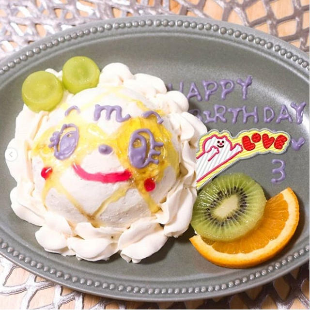 ■お誕生日ケーキはメロンパンナちゃん。■