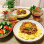 キーマカレーの夕ご飯