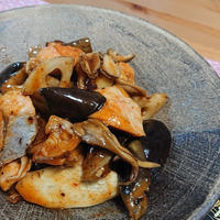 秋の味覚満載♪ 秋鮭と秋野菜の酸辣麻婆風
