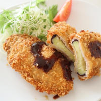 (おかずレシピ）ジュワ～っとジューシー♪なすフライ