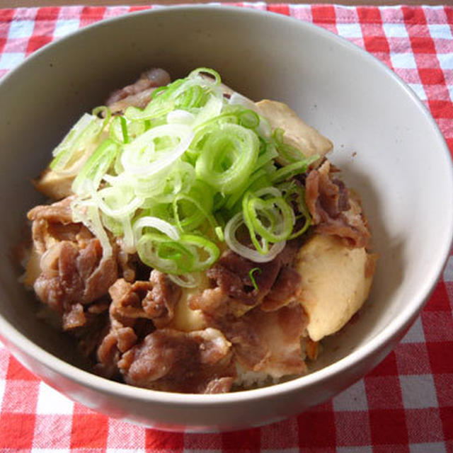 豚どうふ丼