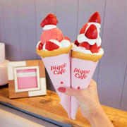 期間限定♡【gelato pique cafe】苺クレープなど4種類♥