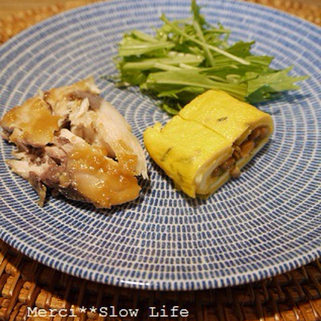 和食ごはん　塩麹漬ブリの切り身を酒粕でホイル焼きに♪