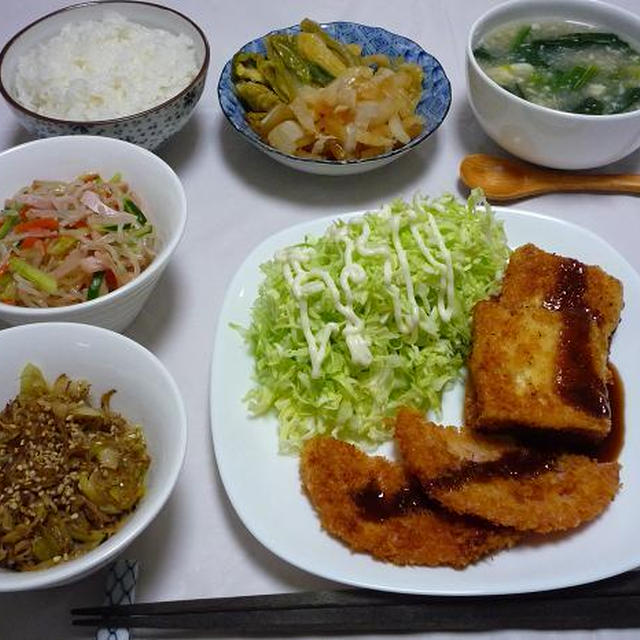 2011年3月5日（土）の晩ごはん。