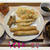 シシャモのフリッター＆シーチキン春巻き　カレー風味＆揚げごぼうの甘辛絡め＆コールスローサラダ＆だし巻き卵の定食♪デア　バームクーヘンつき