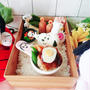 ミニハンバーグ弁当でおままごと弁当〖キャラ弁〗
