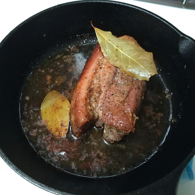 豚バラブロックオーブン焼き