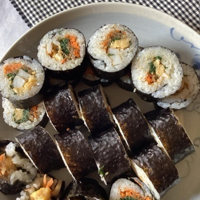 夕食はキンパ、あとは自分でなんとかしてください