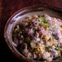 鯵の酢〆とたっぷり香味野菜の混ぜ寿司