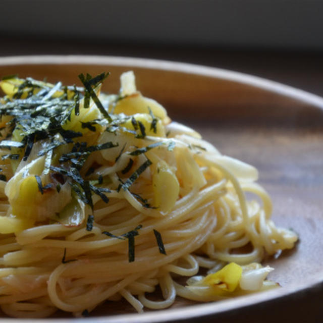 焼き葱でたらこクリームパスタ♪早ゆでパスタモニター