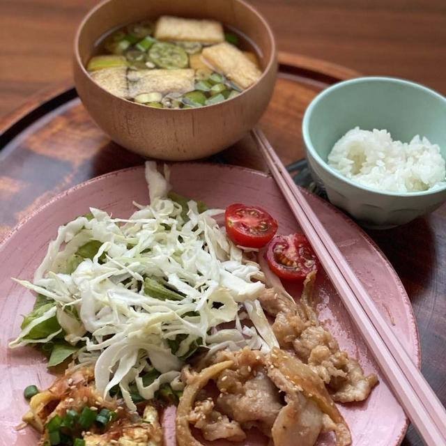 ワイルドな生姜焼き