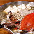 ワタリガニの味噌鍋