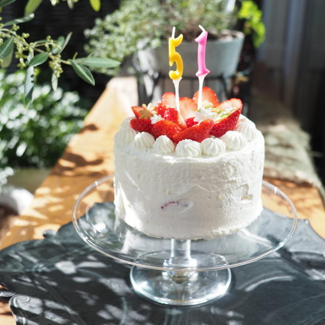 だんなさまシェフ作「51歳のお誕生日ケーキ」