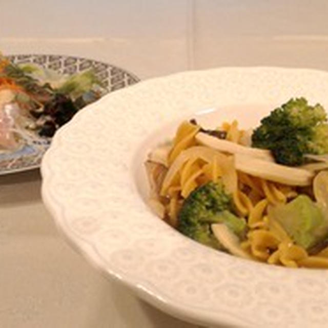 忙しい日の夕食はクイック料理♪パスタ＆アレンジサラダ