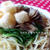 揚げだし豆腐と水菜で冷やし中華