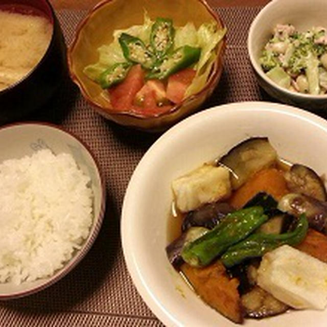 夏野菜の揚げ浸し