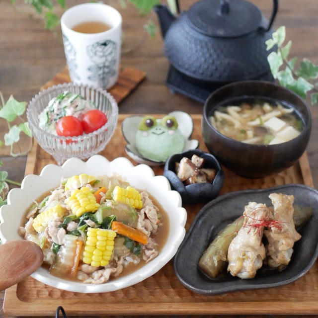 白菜と豚バラで簡単中華丼