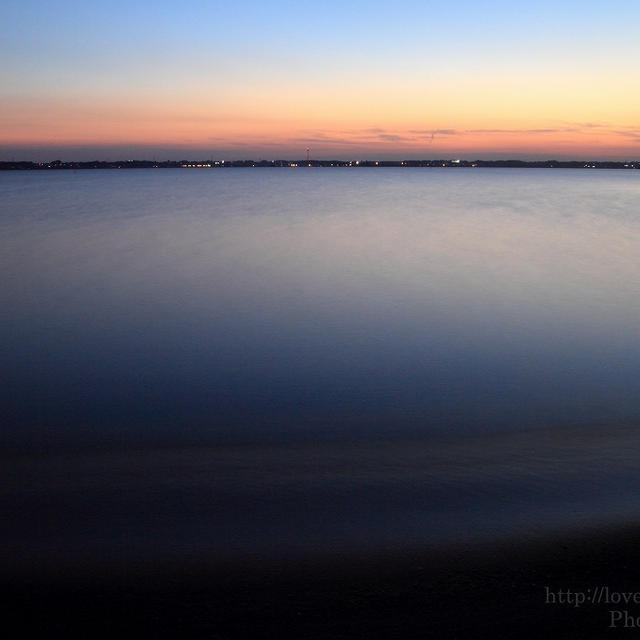 穏やかな夕景