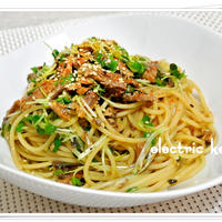 茹で時間3分の1.6mmパスタ！ソースも３分以内に「さんまの蒲焼缶とかいわれ大根のパスタ」