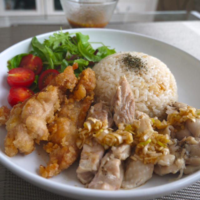 炊飯器de海南鶏飯（カオマンガイ）☆