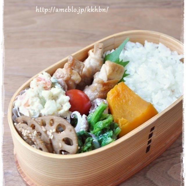 【高野豆腐の豚巻弁当】