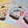 くら寿司行ってきましたぁ〜＼(^o^)／クリアファイル裏面も可愛い〜♥