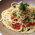 じゃことトマトのパスタ