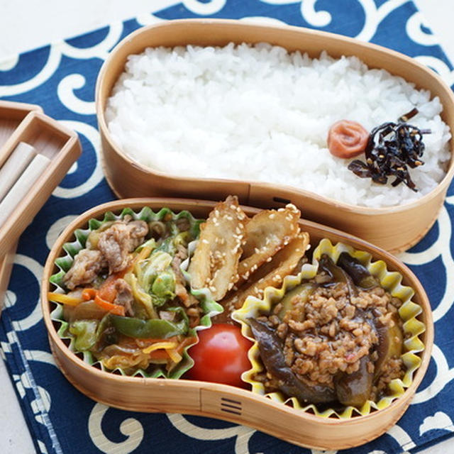 中華パパ弁当＆サバ缶ｄｅおうち居酒屋な1品♡