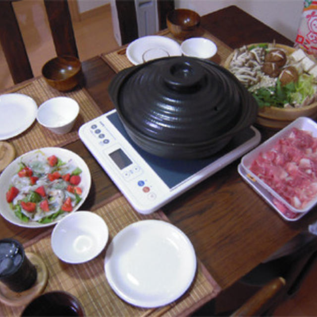 しゃぶしゃぶとピザの日々。
