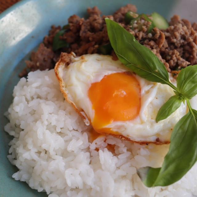 ひき肉の作り置きレシピで簡単ガパオを作っちゃおう！