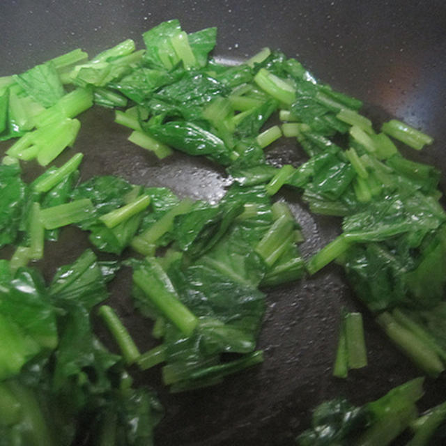 時短クッキング5分でできる小松菜じゃこの混ぜごはん