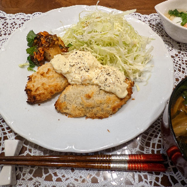 揚げていない「白身魚フライ」