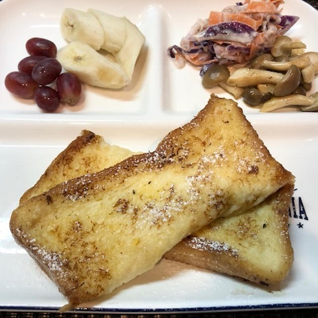 フレンチトースト♡休日朝ごはん
