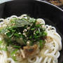 昨日の夕飯(7/27)：なめたけ入りおろしぶっかけうどん他