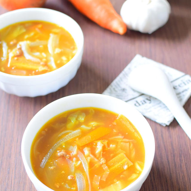 カレールーで作る美味しい野菜スープのレシピ