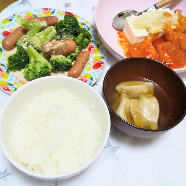 【リアルな晩ごはん☆業務スーパーの冷凍野菜で包丁いらず！】