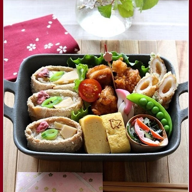 筍のみそ漬け稲荷で、花見弁当！【伊予の小京都・大洲ええモンセレクションで作るなごみレシピ】